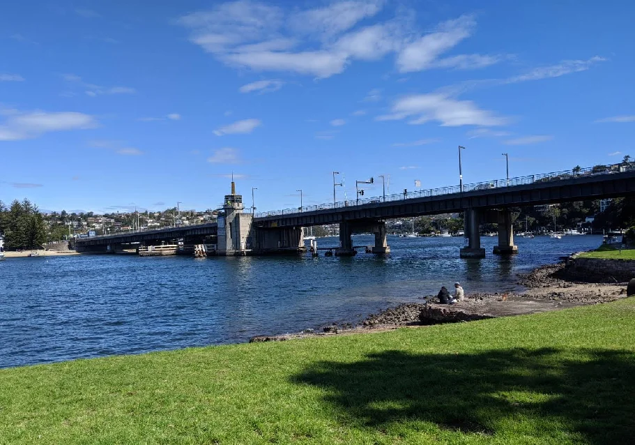 Seaforth Spit Bridge traffic

